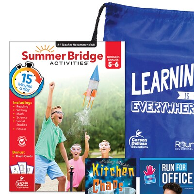 Summer Bridge Activities Summer Bridge Essentials Backpack, Grade 5-6 Workbook, 8/Set (CD-745387B)