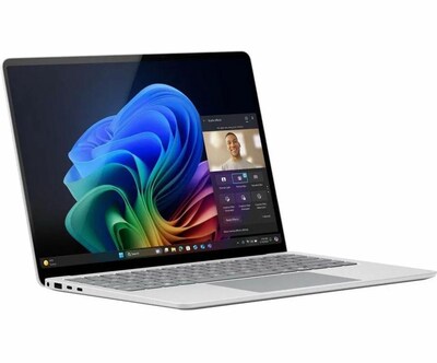 Microsoft Surface 8 13.8" Touchscreen Laptop, Copilot+PC, Qualcomm Snapdragon, 32GB RAM, 256GB SSD, Windows 11 Pro, Platinum