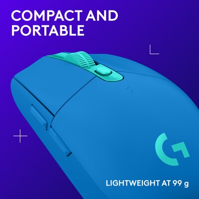 Logitech G305 Lightspeed Wireless Optical Gaming Mouse, Blue (910-006012)
