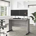 Bush Business Furniture Studio A 48W Computer Desk, Platinum Gray (SDD248PG)
