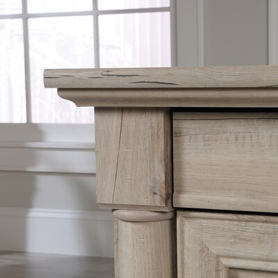 Sauder Palladia 65"W Executive Desk, Split Oak (424809)