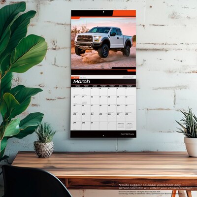 2026 BrownTrout Ford F150 Trucks 12" x 12" Monthly Wall Calendar (9798330701636)