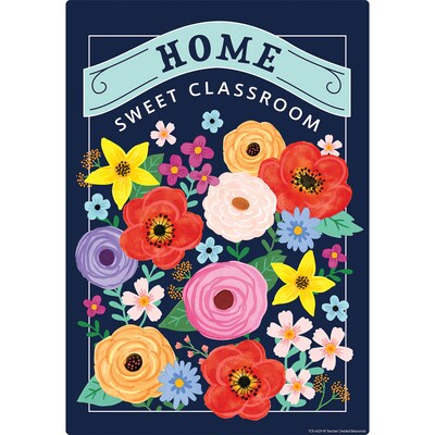 Teacher Created Resources 11" x 15-3/4" Wildflowers Positive Sayings Small Poster Pack, 12/Pack (TCR6624)