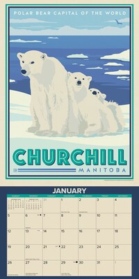 2025 Willow Creek Explore Canada 12" x 12" Monthly Wall Calendar (42847)