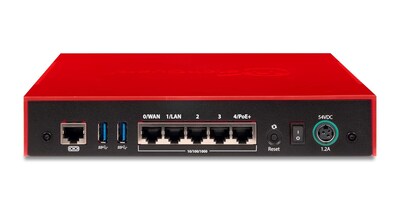 WatchGuard Firebox T45-W-PoE Networking Appliance with 1 Year Total Security Suite License, Red (WGT48671-US)