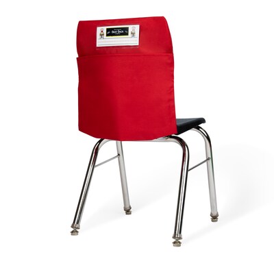 Seat Sack Seat Storage, 16 x 9 x 2.5, Red, 10/Pack (10114BUNDLE)