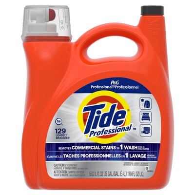 Tide Professional HE Liquid Laundry Detergent, 129 Loads, 170 Fl. oz. (13946)