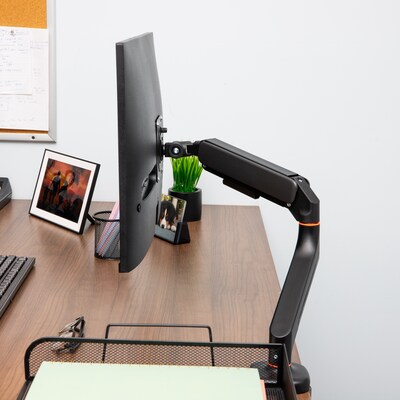 Mind Reader Adjustable Counter-Balance Gas Spring Arm for 13" - 32" Monitor, Black (GARMON-BLK)