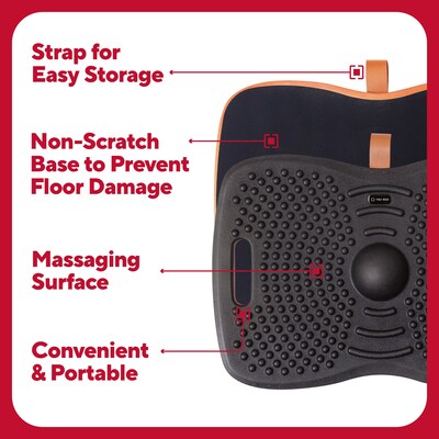 TRU RED™ Anti-Fatigue Balance Board, Black, 320 lbs. Capacity (TR62100)