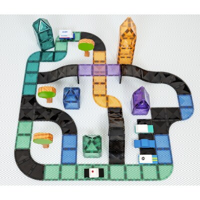 Connetix Magnetic Tiles Ramps & Intersections Pack, 16 Pieces (CNTO00016RI)
