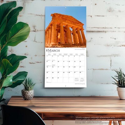 2026 BrownTrout UNESCO World Heritage Sites 12" x 12" Monthly Wall Calendar (9798330707768)