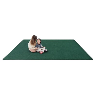 Joy Carpets Endurance Polyester 6' x 9' Machine Tufted Rug, Forest (80Q-02)