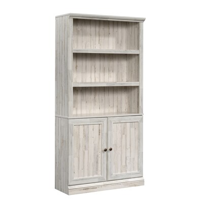 Sauder Select 70H 5-Shelf Bookcase, White Plank (426420)