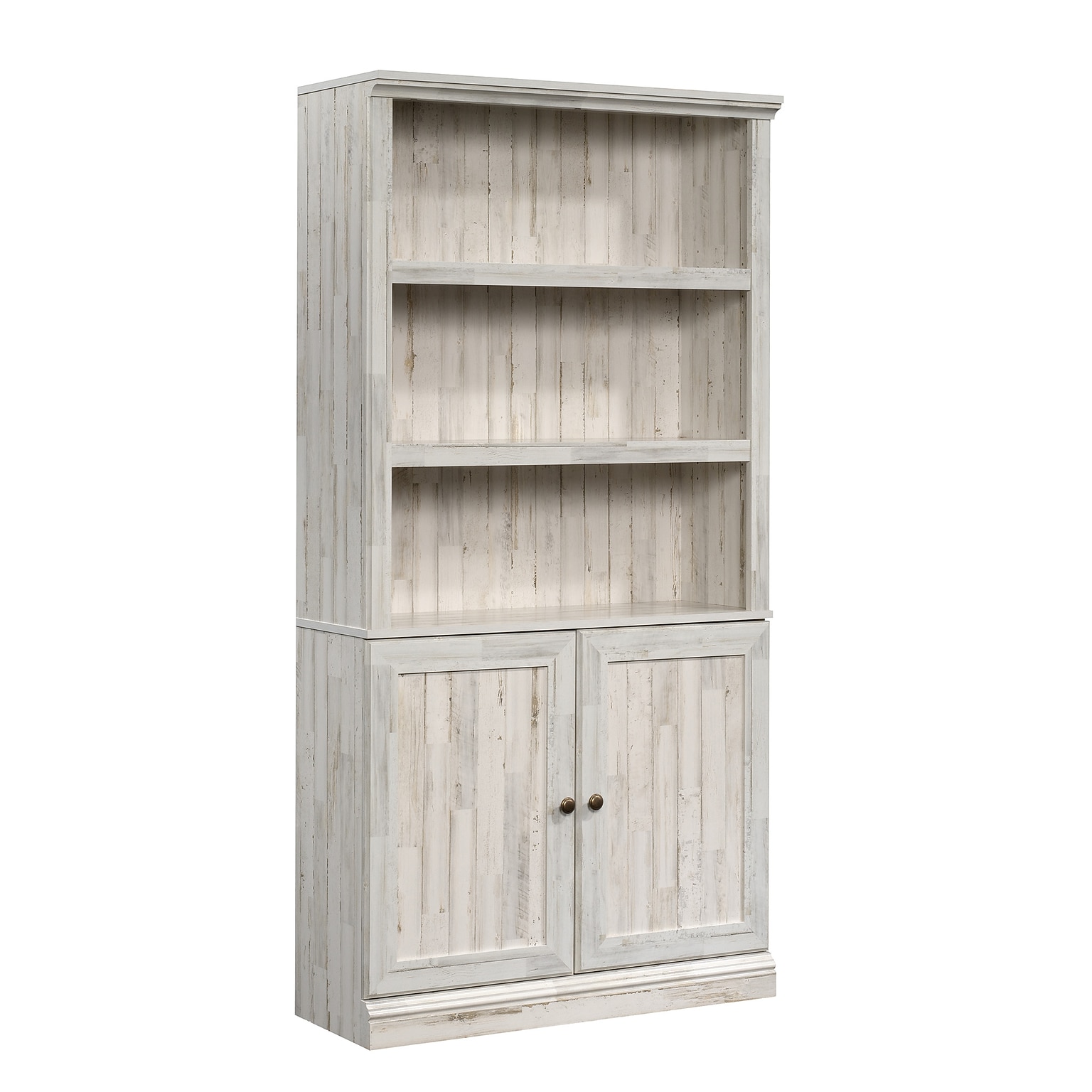 Sauder Select 70H 5-Shelf Bookcase, White Plank (426420)
