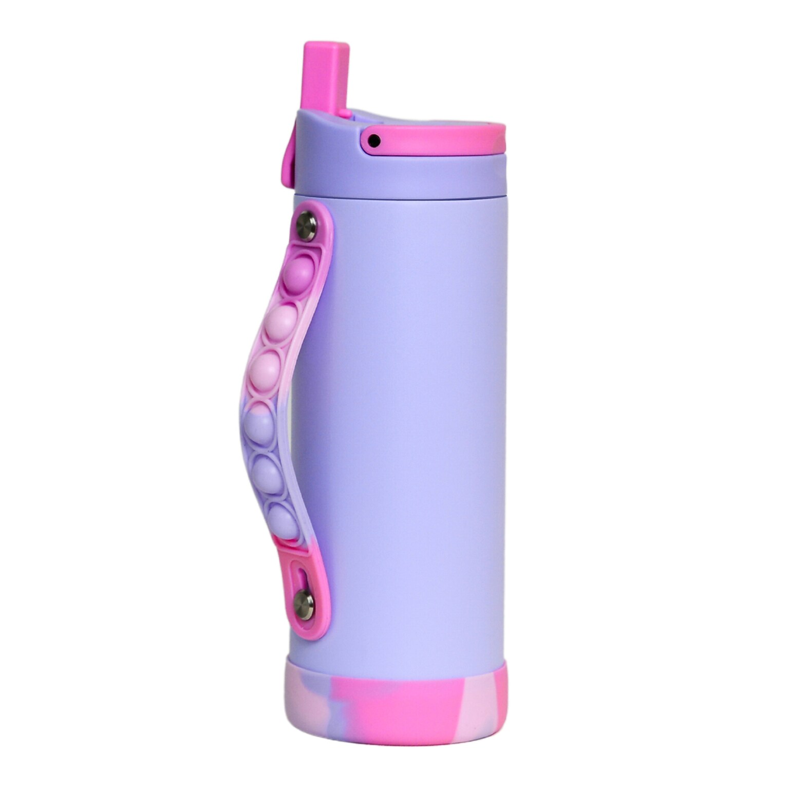 Elemental Iconic Pop Stainless Steel Triple Wall Insulated Water Bottle, 14 oz., Lilac Tie Dye (EMLEB14LCTD33P)