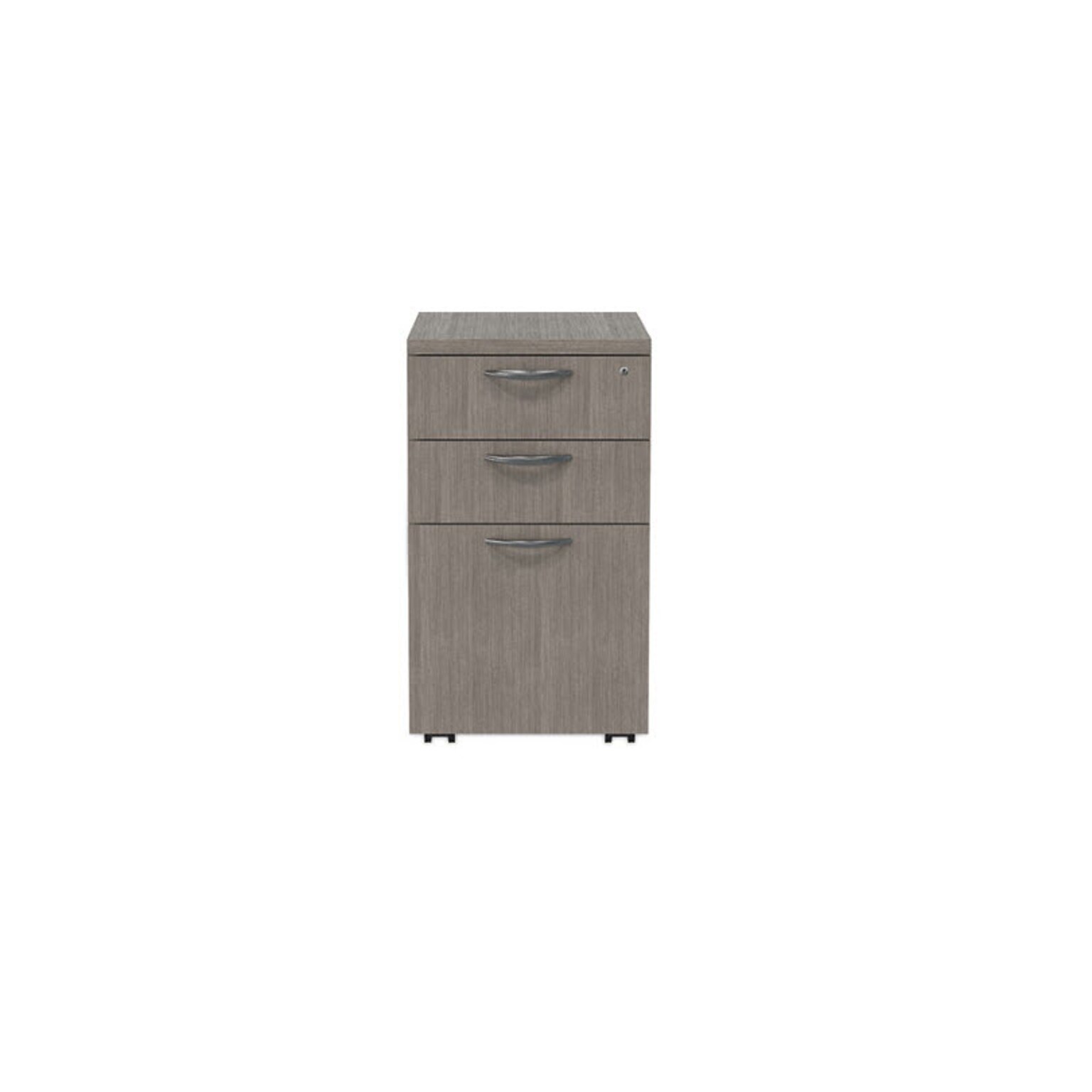 Alera Valencia Series Mobile Pedestal File, 3-Drawers, 15.88 x 20.5 x 28.39, Gray (ALEVA572816GY)