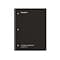 Staples 1-Subject Notebook, 8 x 10.5, College Ruled, 70 Sheets, Black (TR27499)