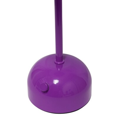 Simple Designs Mushroom Magic LED Table Lamp, Purple (LD1069-PRP)
