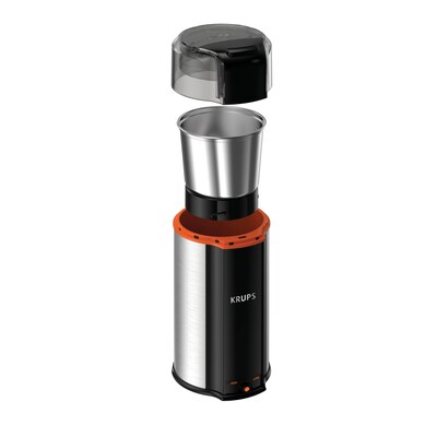 Krups Ultimate Silent Blade Coffee Grinder, Black (GX336D50)
