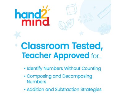 hand2mind 100-bead Mini Rekenrek, Multicolor (93430)