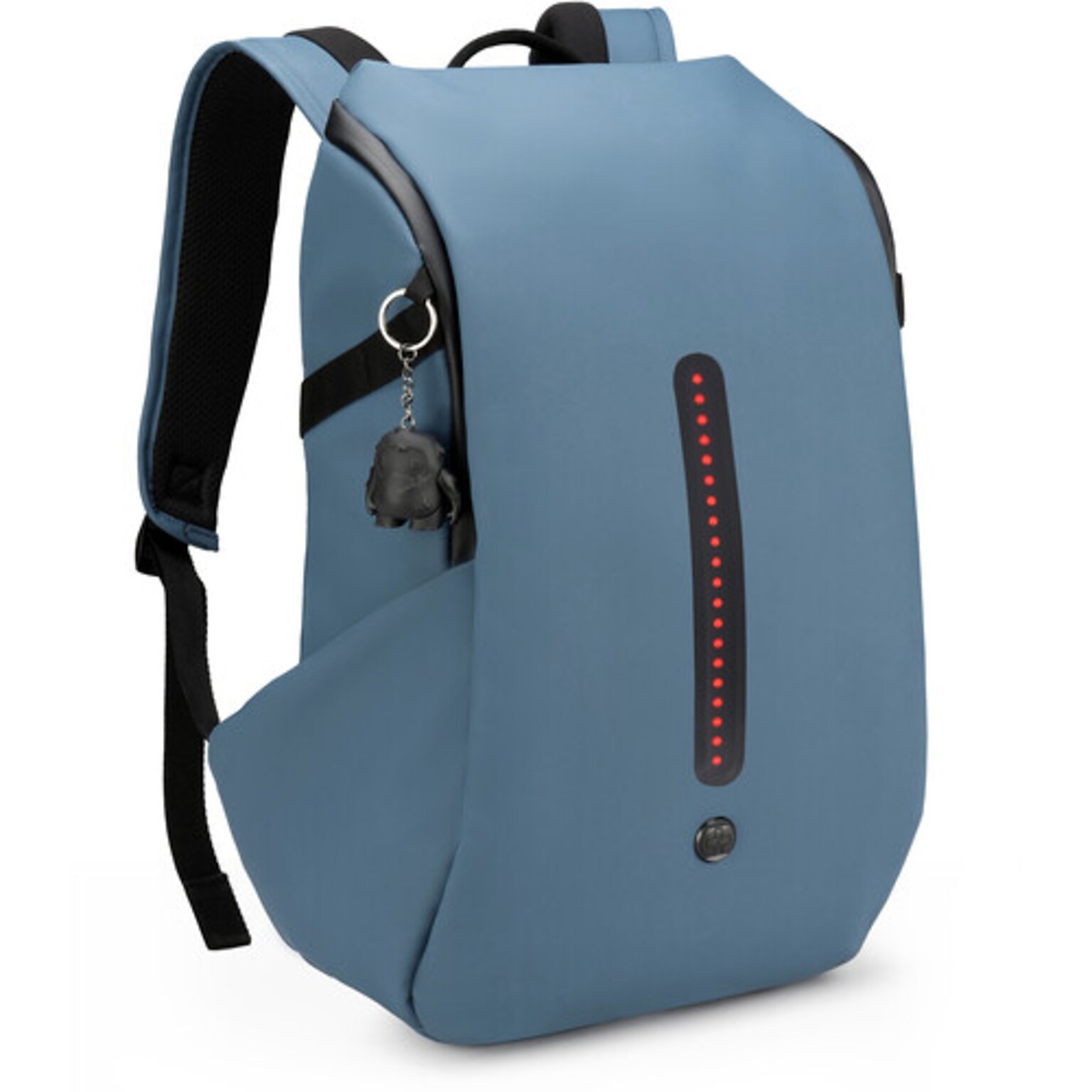 SwissDigital LAMONE Rolltop Laptop Compatible Backpack, Large, Dark Blue (SD1685-16)