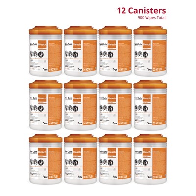 PDI Sani-Cloth Disinfecting Wipes, 75/Box, 12/Carton (P54072CT)