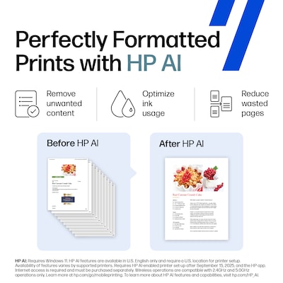 HP OfficeJet Pro 9730e Wide Format Wireless All-in-One Color Printer, Best for Office, 3 Months FREE INK with HP+ (537P6A)