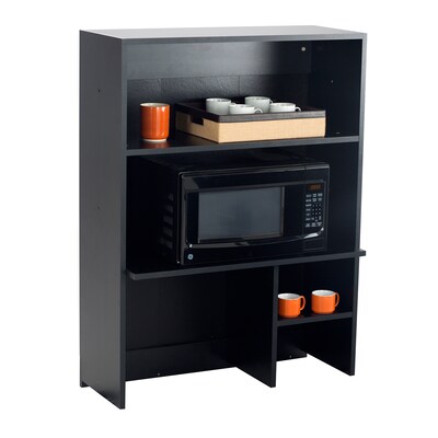 Safco 48H Modular Break Room Appliance Hutch, Asian Night/Black (1706AN)