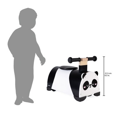 Janod Ride-on Multi-directional Panda, Black/White (JND08052)
