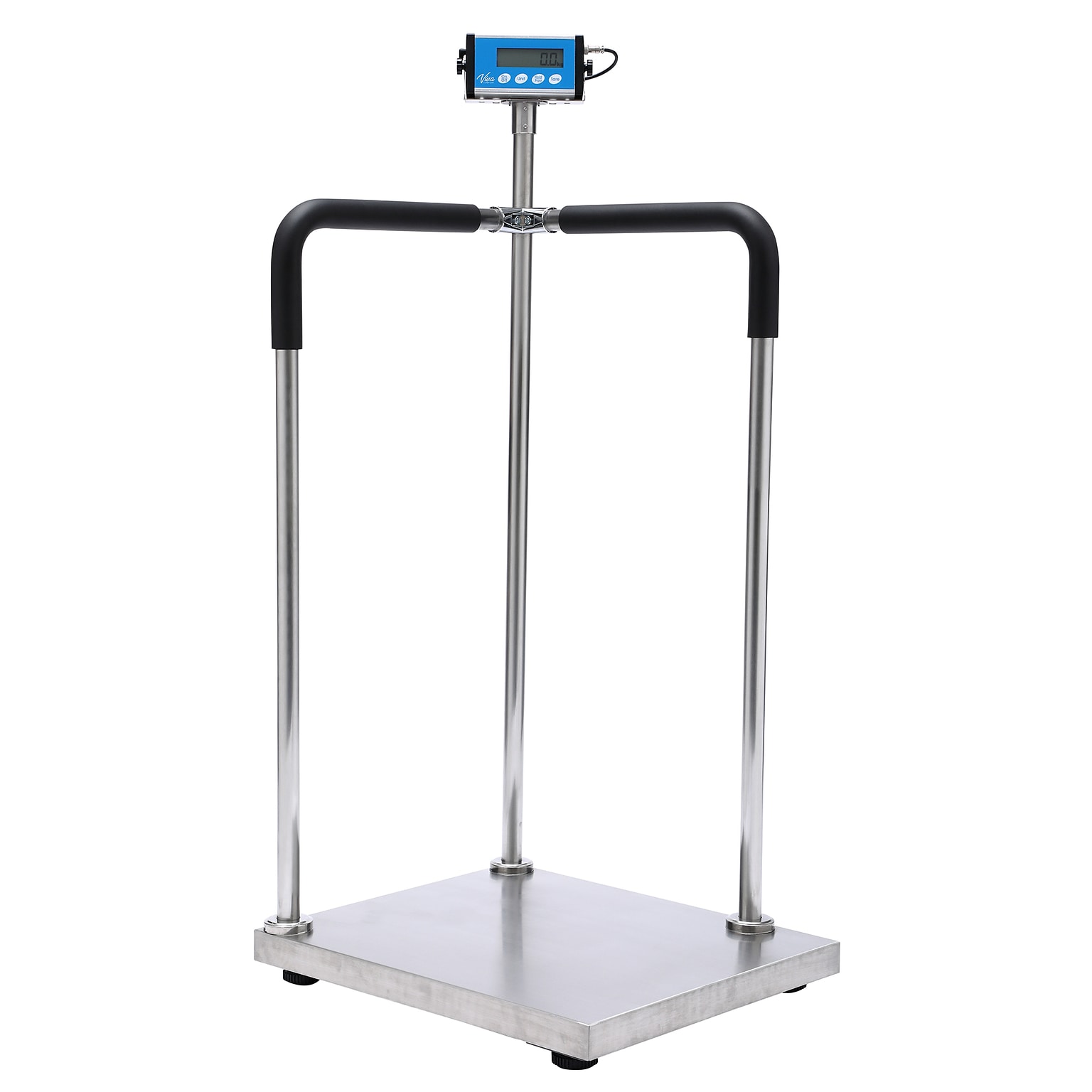 Viva Comfort ME904 Bariatric Scale with Wheels, 660 lbs. Capacity, Silver (ADI904-05-MK)