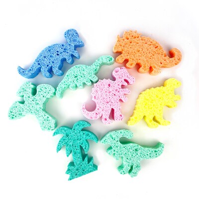 Captain Creative Super Sponges Dinosaurs Pack, 8/Pack (APISS18021)