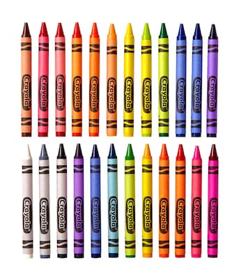 Crayola Crayons w/Built-in Sharpener Washable 64/PK Assorted