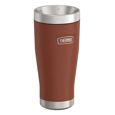 Thermos Icon Stainless Steel Vacuum Insulated Tumbler, 16 oz., Saddle (IS1012SD4)