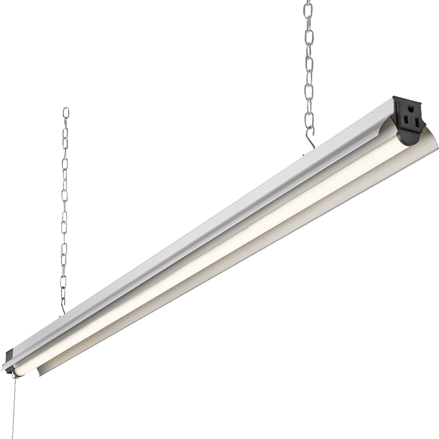 Newhouse Lighting 4 ft. Linkable LED Shop Light, 55 Watt/5K Lumens, Gray (NH-SHOP-M4FT)