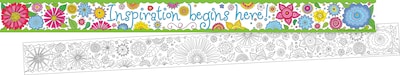 Barker Creek Color Me! In My Garden All Inclusive Bulletin Board Set, 171 Pieces/Set (BC3727)