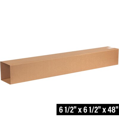 6.5 x 6.5 x 48 Shipping Boxes, Brown, 25/ Bundle, Box 2 of 2 (T6648OUTER)