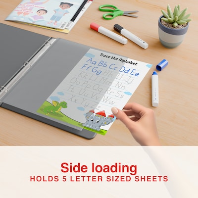 Staples Heavyweight Sheet Protector, 8.5 x 11, Clear, 25/Pack (76001)