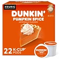 Dunkin Pumpkin Spice Coffee Keurig® K-Cup® Pods, Light Roast, 22/Box (5000202812)