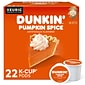 Dunkin' Pumpkin Spice Coffee Keurig® K-Cup® Pods, Light Roast, 22/Box (5000202812)