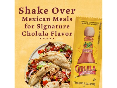 Cholula Original Hot Sauce Packet, 0.25 oz., 200/Carton (WX3811)