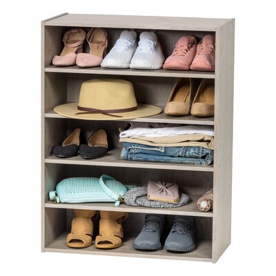 Iris 31.51" 5-Shelf Bookcase, Gray (596987)
