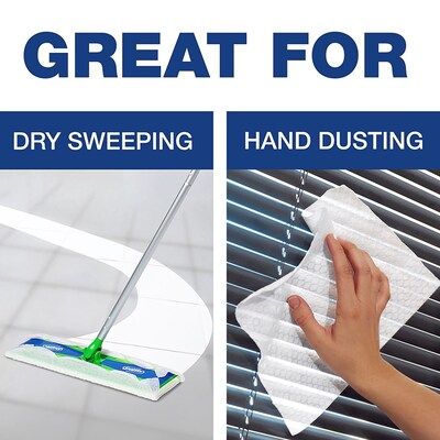 Swiffer 44750 Cleaning Duster, White Fiber Head, Plastic