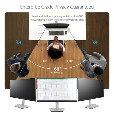 StarTech Anti-Glare Privacy Filter & Screen Protector for 23 Widescreen (16:9) (PRIVACY-SCREEN-23M)