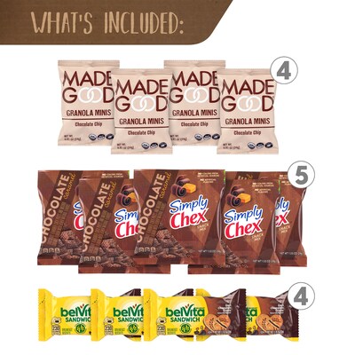 Snack Box Pros Chocolate for Breakfast Snack Mix, 23/Box (700-00192)