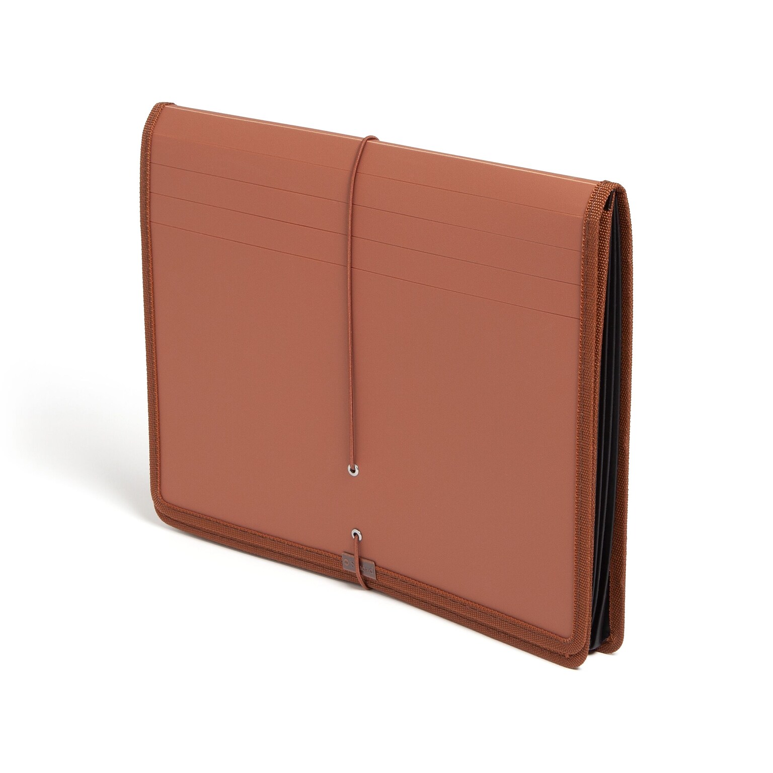 Smead Tuff Heavy Duty Reinforced Expanding Wallet with Button & String Closure, Letter, Redrope (73788)