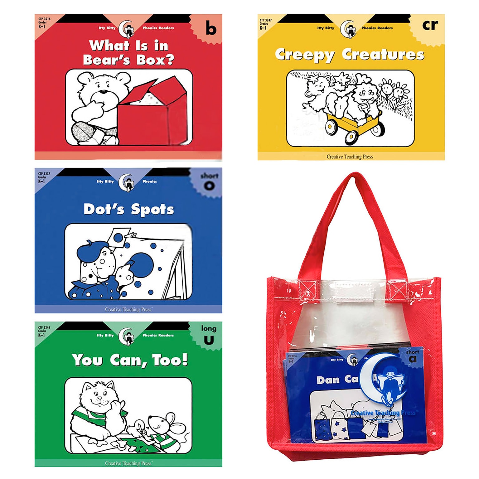 Itty Bitty Phonics Readers Set, 36/Set (CTP3261)