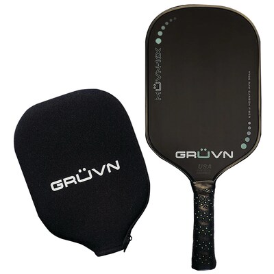 Gruvn MUVN-16X Pickleball Paddle, Black/Mint size 16.5