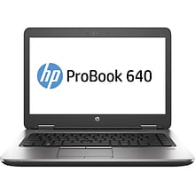 HP ProBook 640 G2 14 Refurbished Laptop, Intel Core i5, 16GB Memory, 256GB SSD, Windows 10 Pro (051