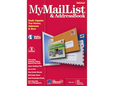 Avanquest MyMailList & Address Book for 1 User, Windows, Download (2185.E)