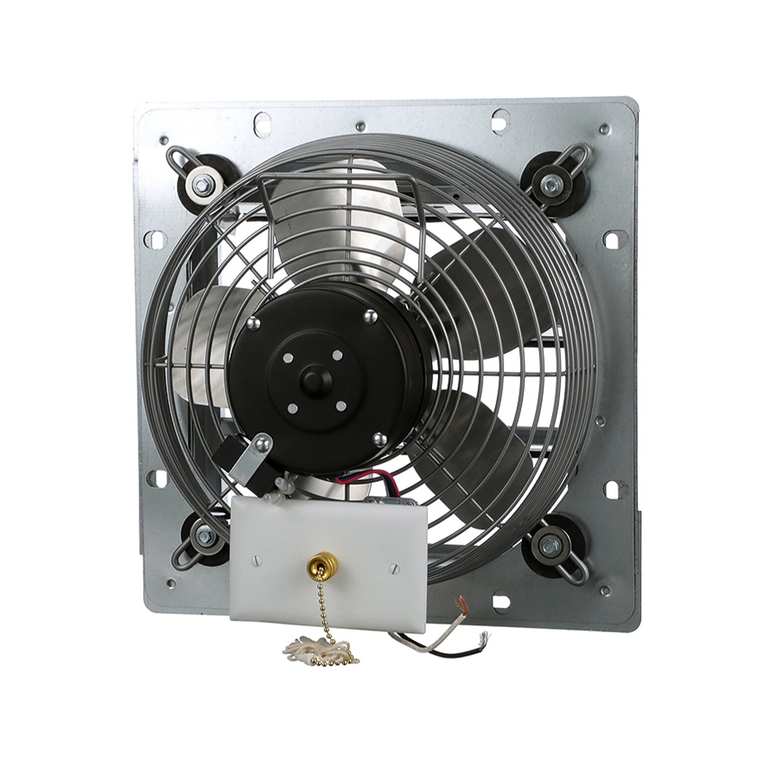 TPI Corporation CE-DS 10 Wall Fan, 3-Speed, Galvanized Gray (08689902)